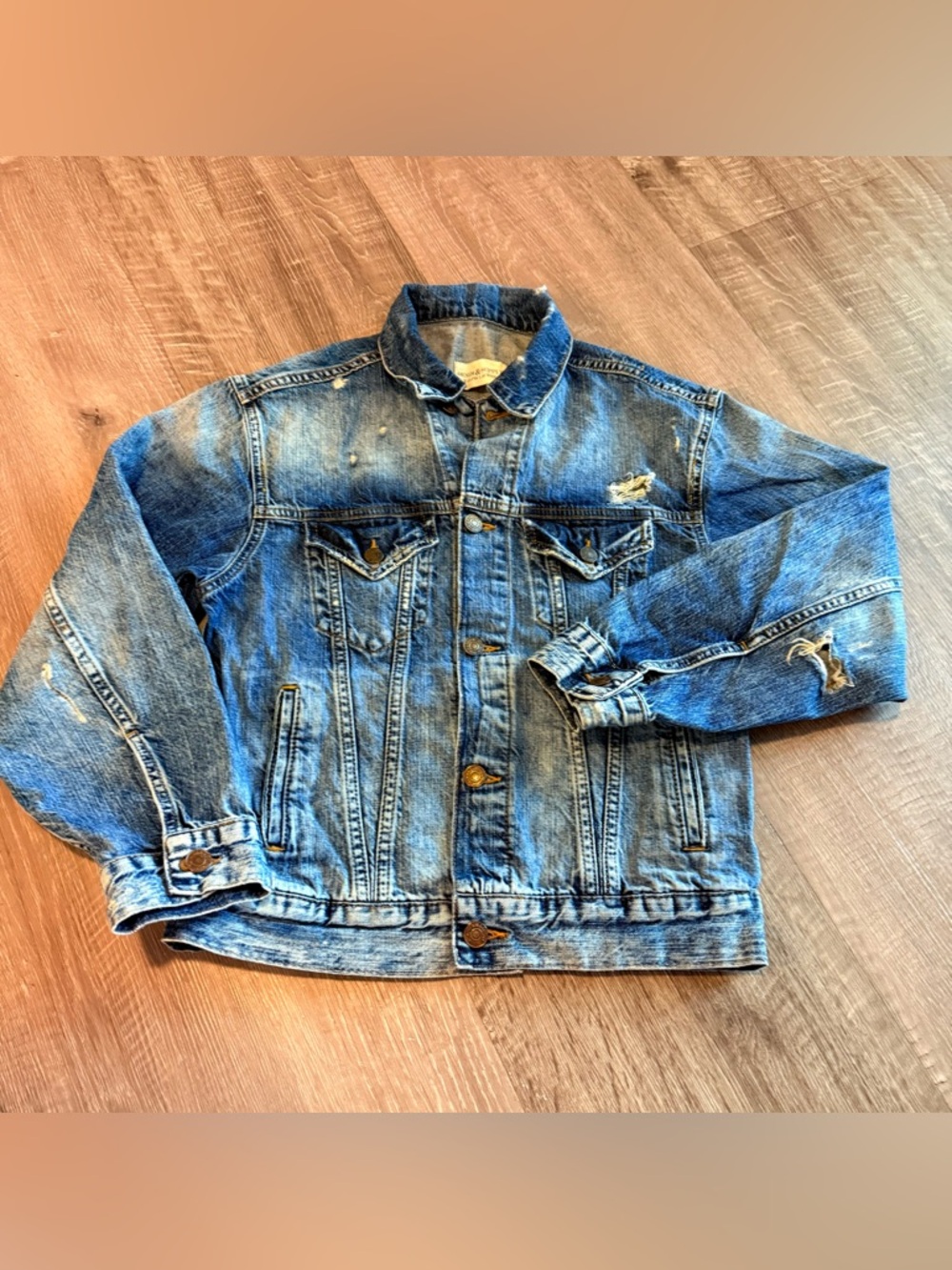 Denim & Supply Ralph Lauren Washed Blue Kids' Denim Jacket